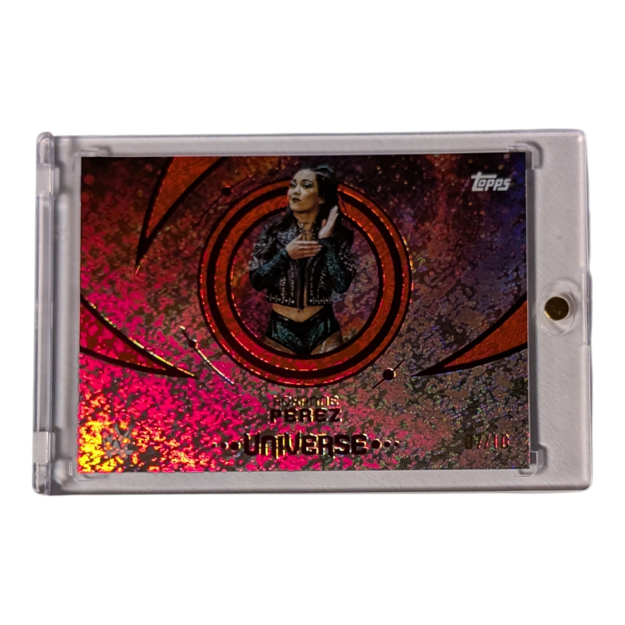 2025 Topps WWE Universe Roxanne Perez Red Manga #'d 07/10