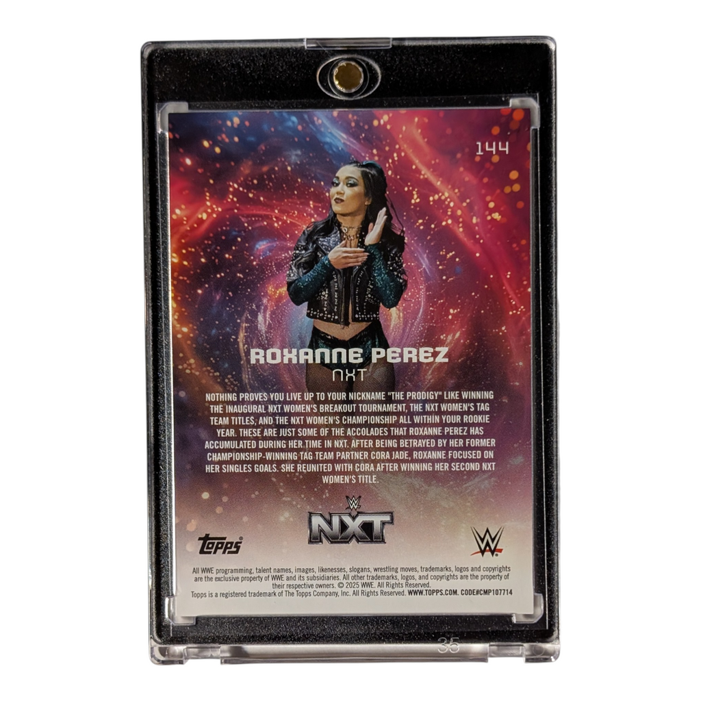 2025 Topps WWE Universe Roxanne Perez Red Manga #'d 07/10