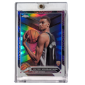 2023-24 Topps Chrome Card # 1 Victor Wembanyama Pink Basketball Refractor