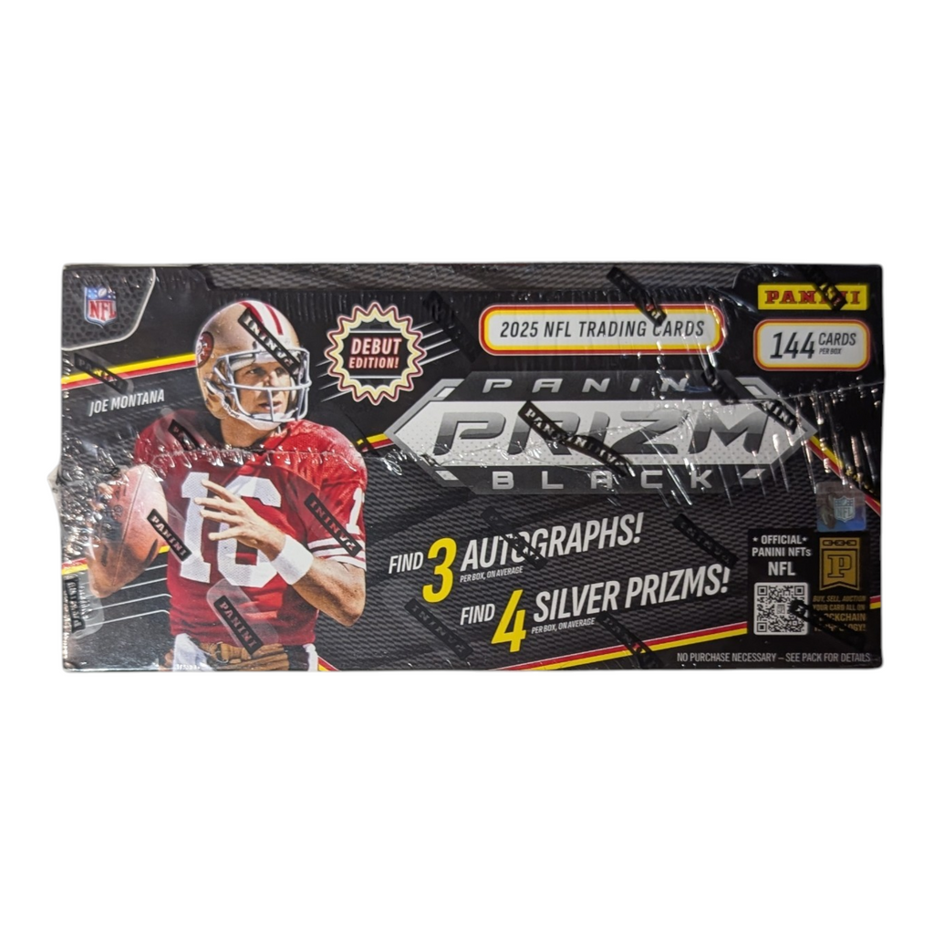 2025 Panini Prizm Black Football Hobby Box