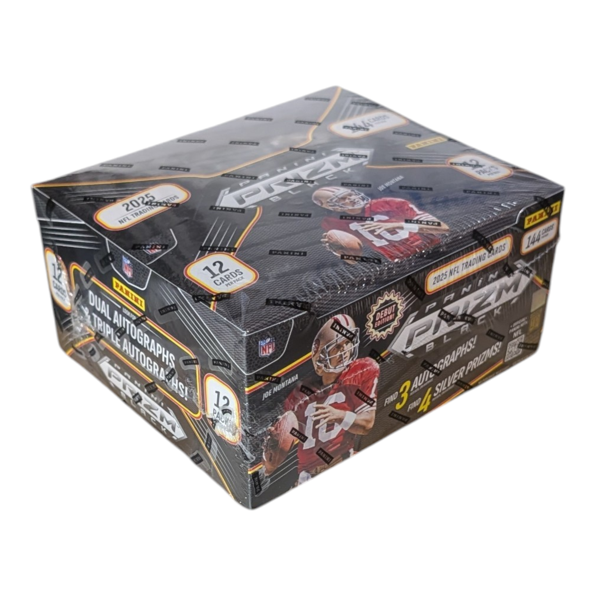 2025 Panini Prizm Black Football Hobby Box