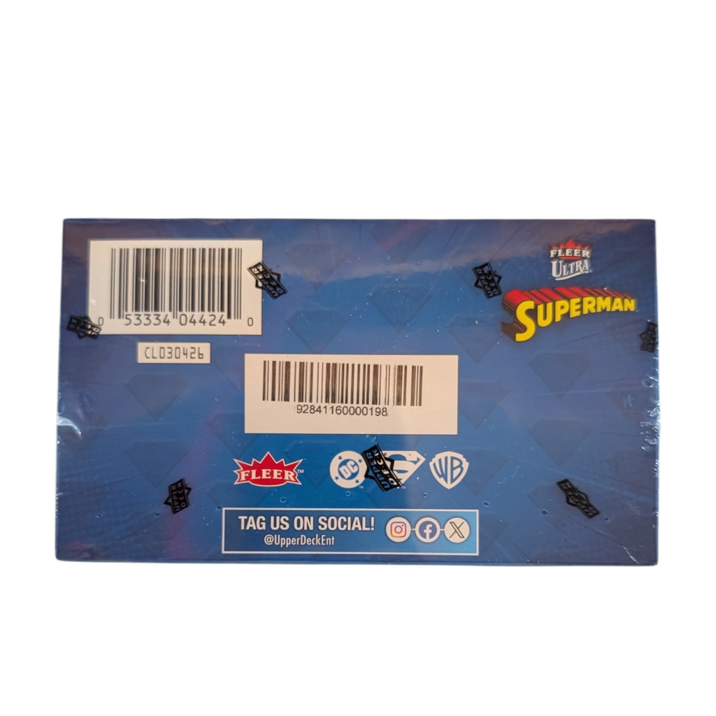 2025 Upper Deck Fleer Ultra Superman Hobby Box