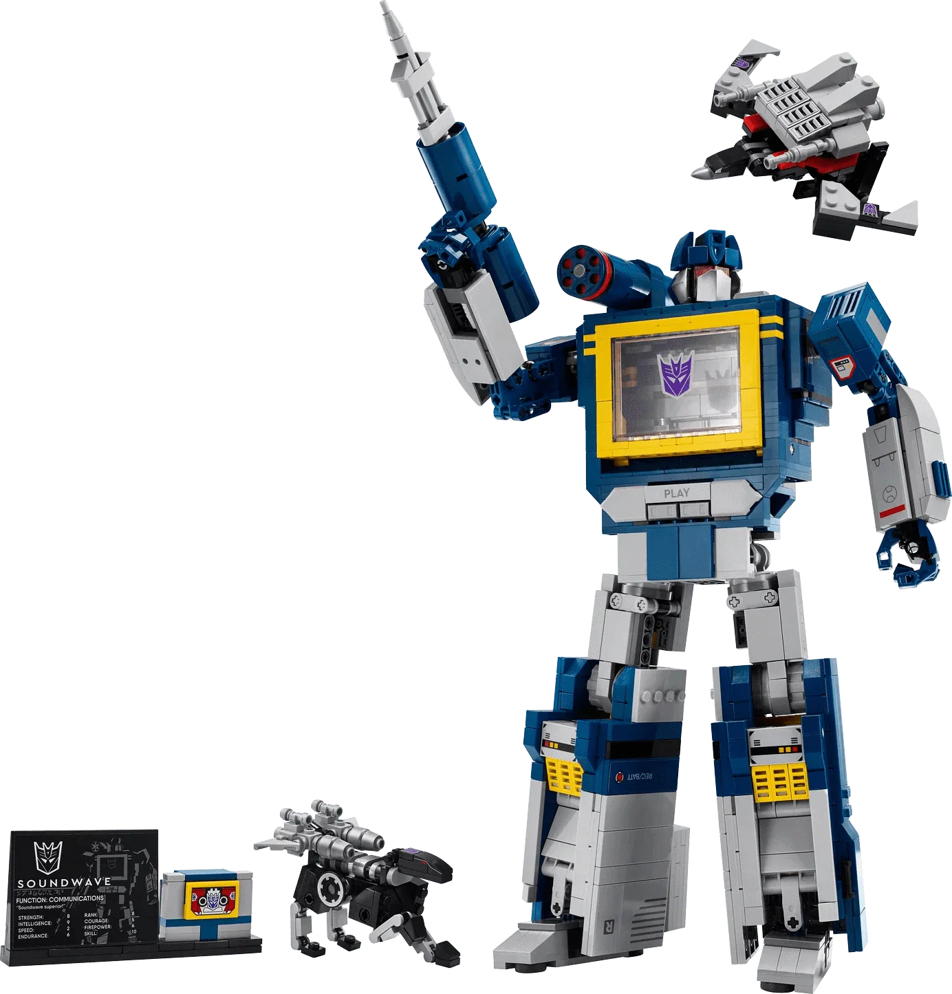 LEGO® Icons Transformers: Soundwave 10358