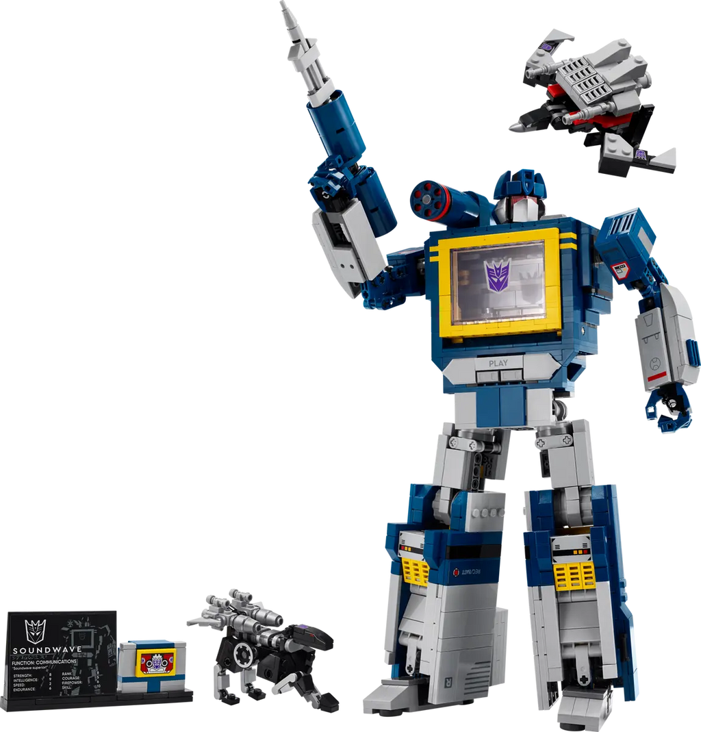 LEGO Icons - Transformers: Soundwave - #10358 (Includes Lego Sound Brick)