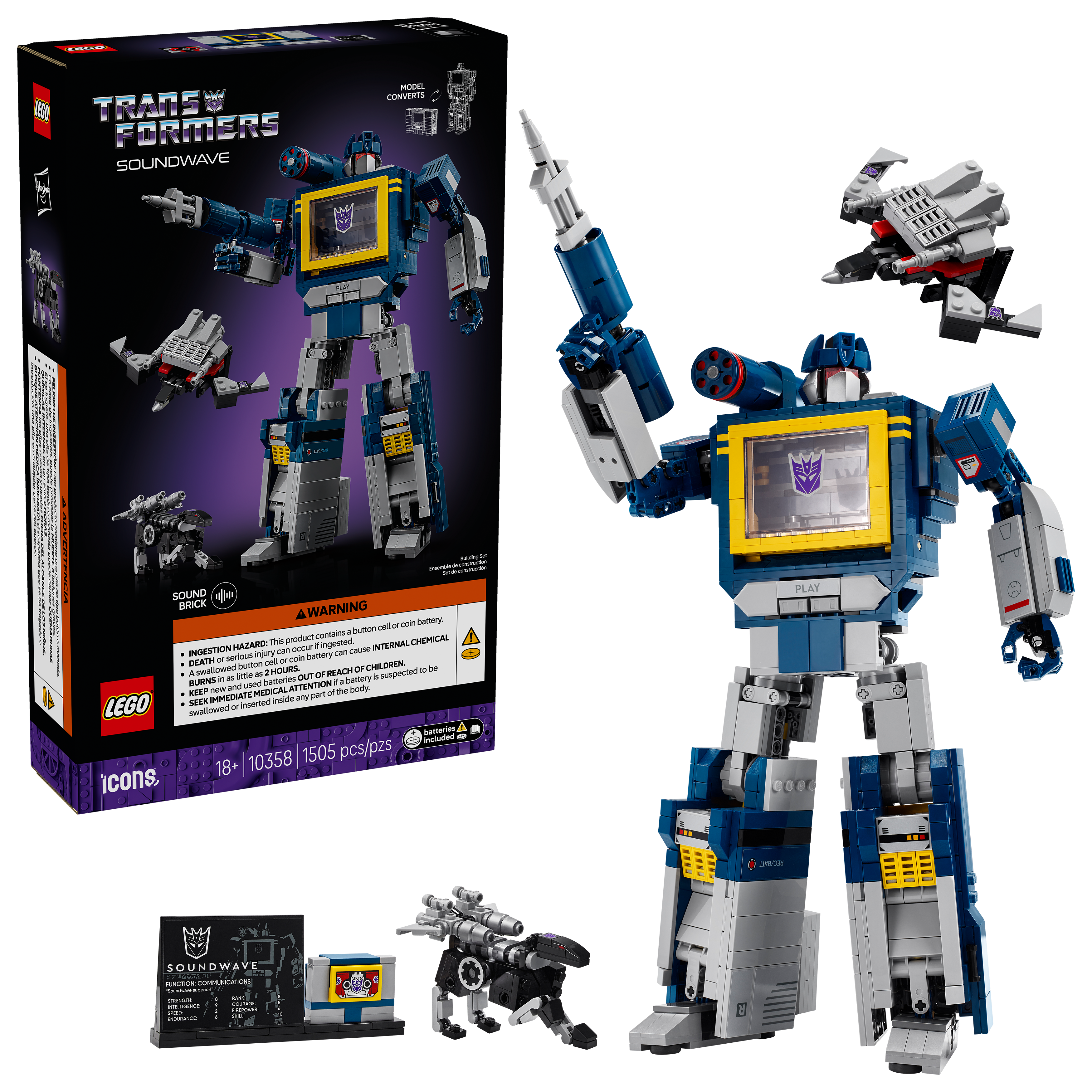 LEGO - Icons - Transformers: Soundwave