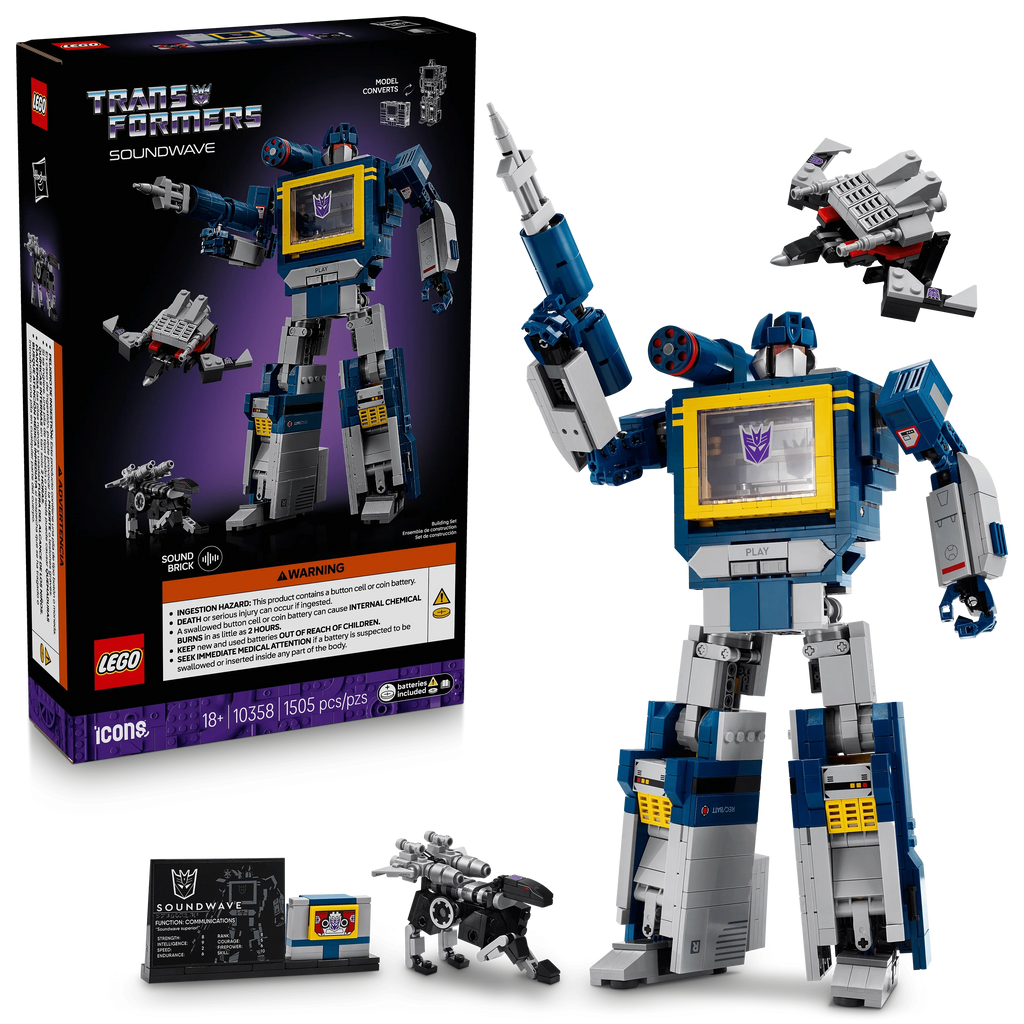 LEGO® Icons Transformers: Soundwave 10358