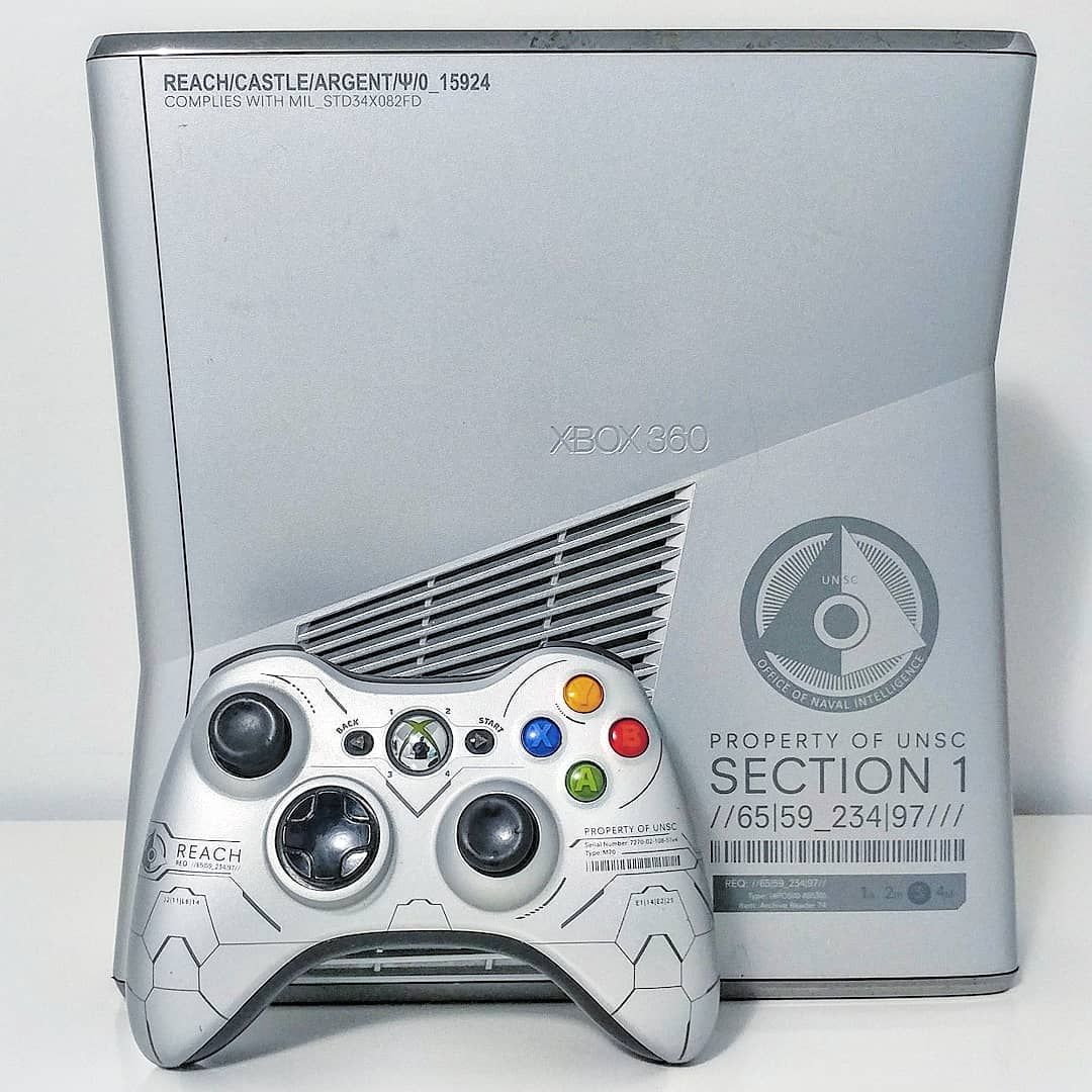 Xbox 360 Slim Console - Halo Reach Edition