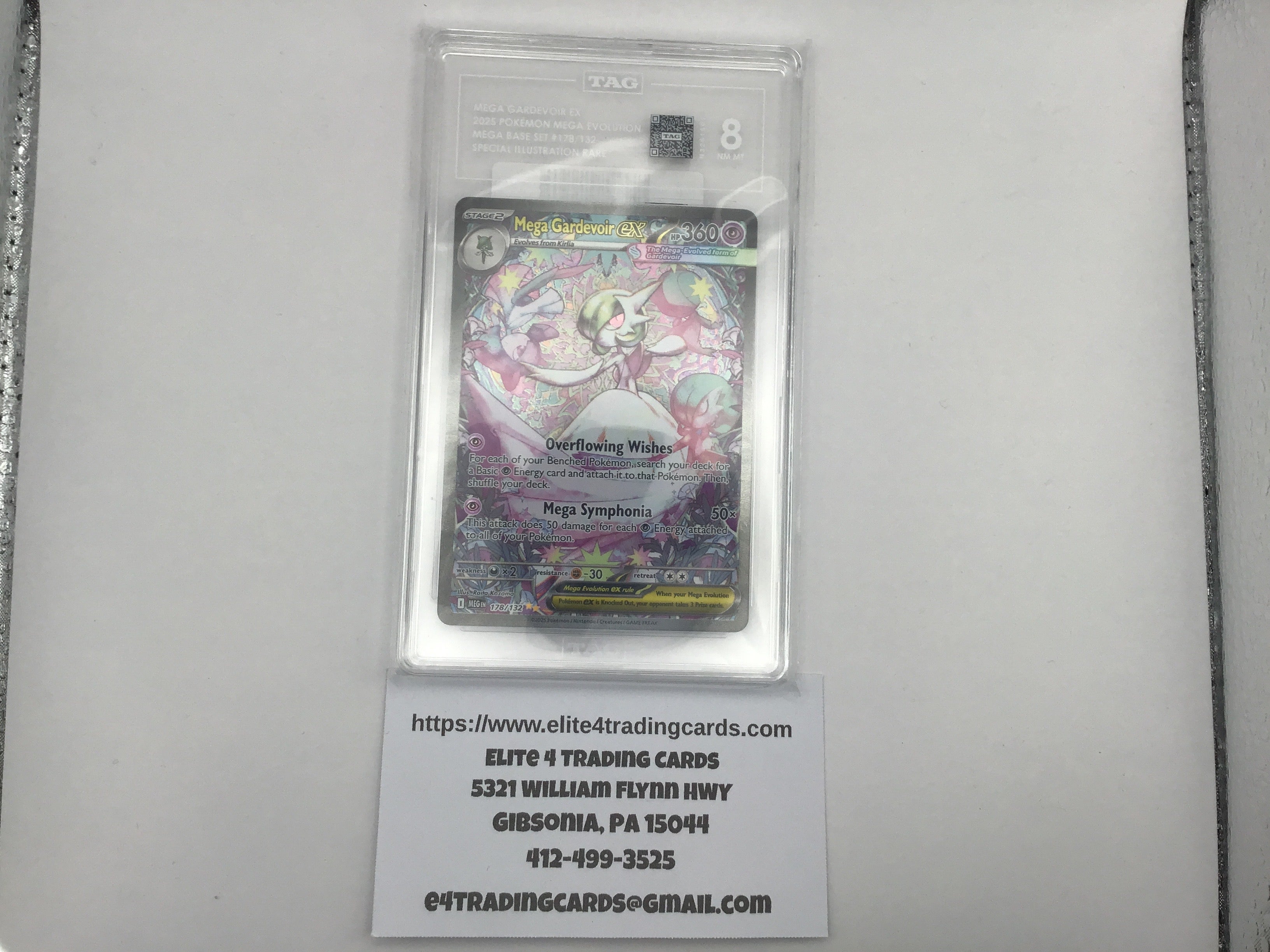 Mega Gardevoir ex #178 Pokemon Mega Evolution (TAG 8)