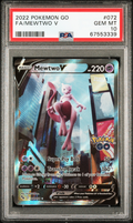 PSA 10 FA/MEWTWO V