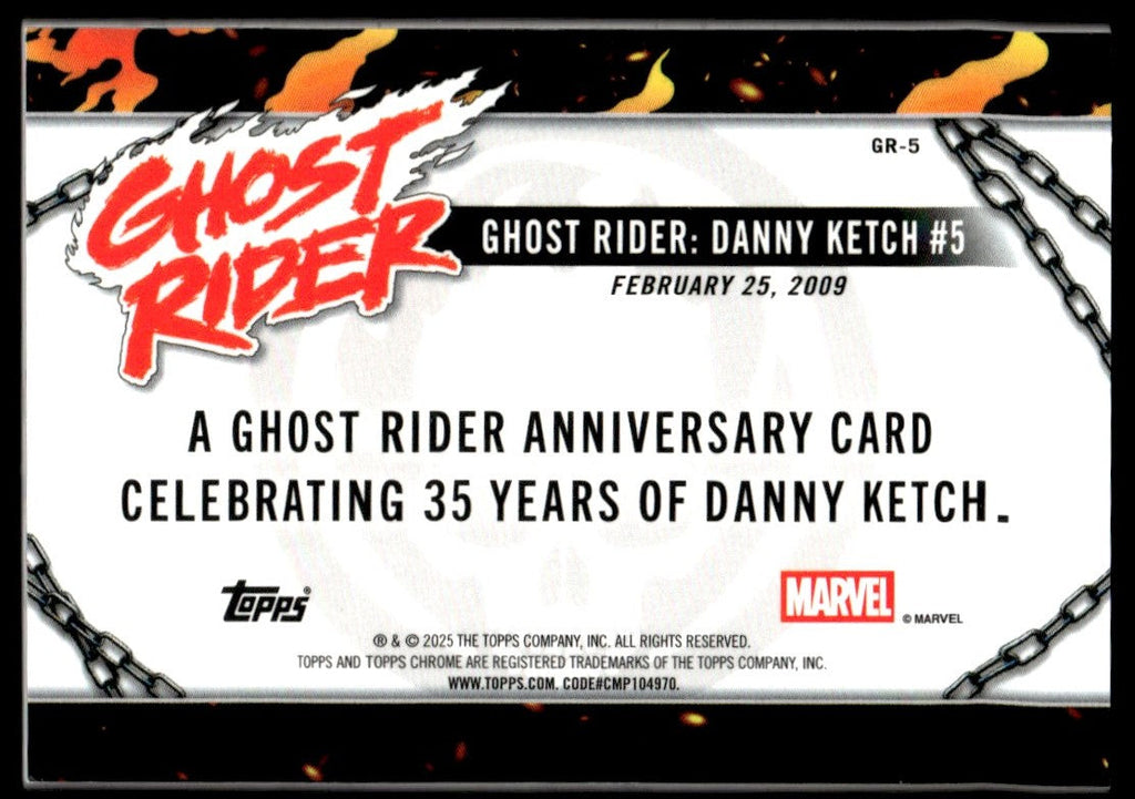 2025 Topps Chrome GR-5 Danny Ketch Ghost Rider Anniversary /20