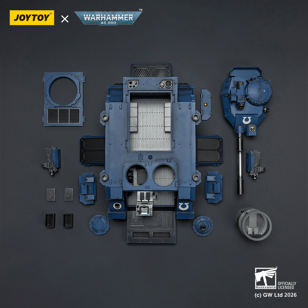 Ultramarines Predator Destructor with turret-mounted autocannon and sponson-mounted heavy bolters