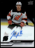 2023 Upper Deck Clear Cut CC-JH Jack Hughes Auto