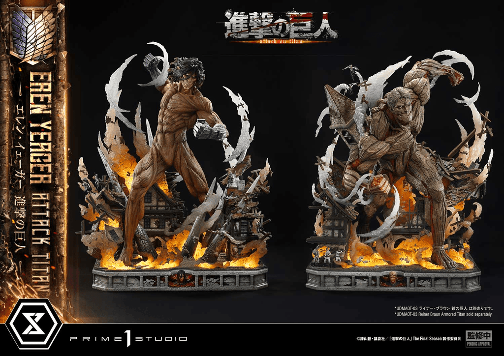 Ultimate Diorama Masterline TV animation Attack on Titan Eren Yeager Attack Titan