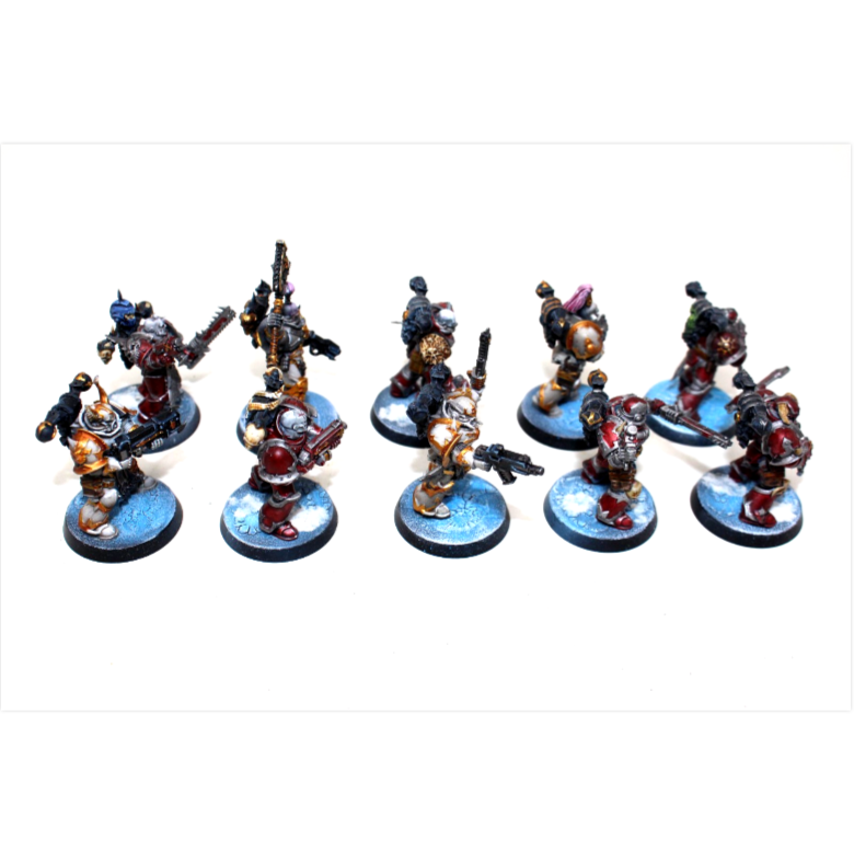 Warhammer Chaos Space Marines Tactical Squad Well Painted JYS47