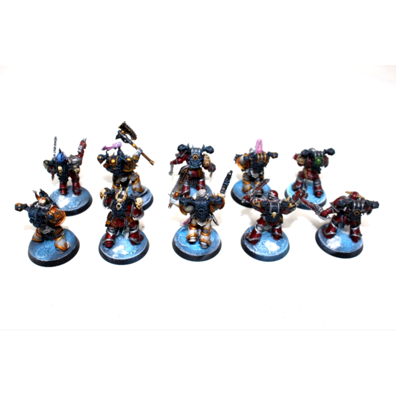 Warhammer Chaos Space Marines Tactical Squad Well Painted JYS47