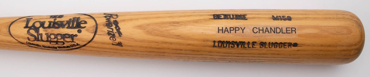 A. B. "Happy" Chandler Signed Auto Bat MLB Commissioner HOF - Beckett BAS