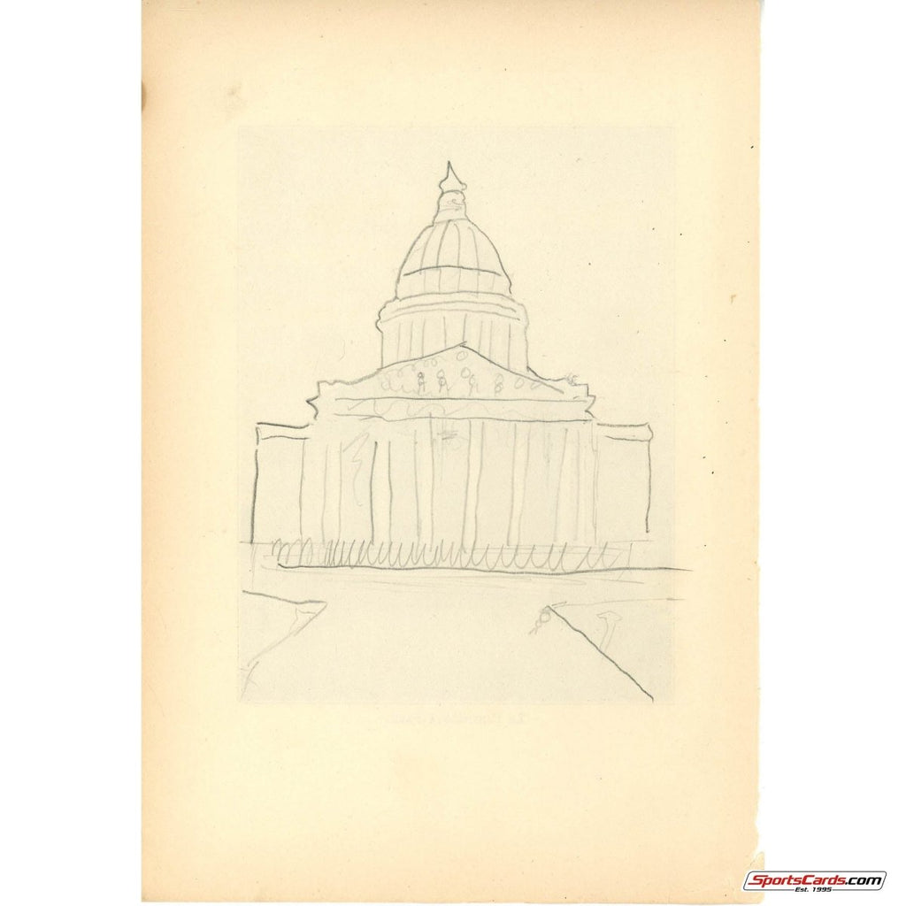 John F. Kennedy 1931 Triple Signed Personally Owned Book Page W/ Sketch BAS Beckett