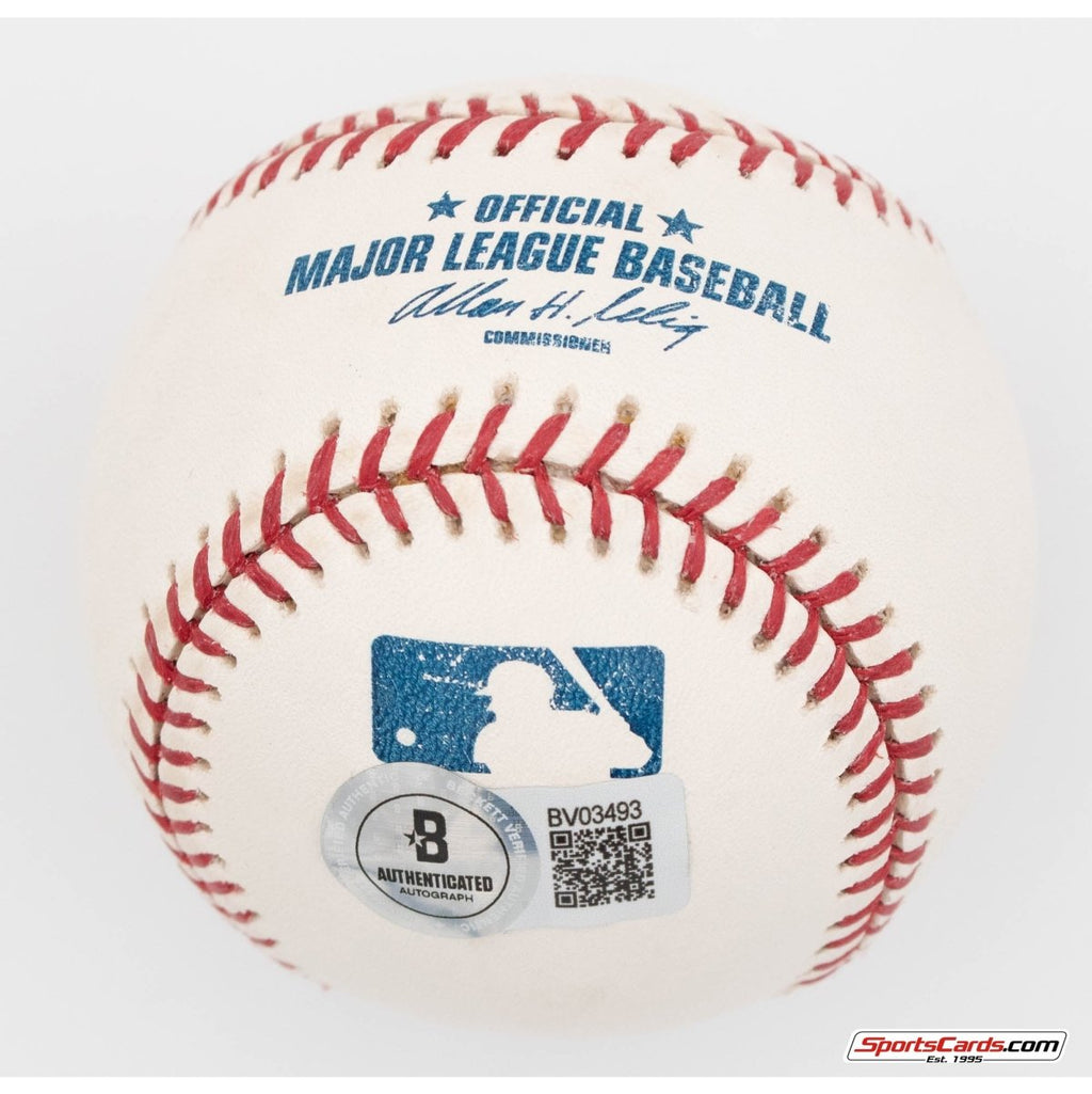 Ivan Rodriguez "#7" Single Signed Autographed Baseball BAS