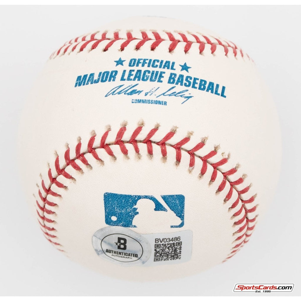 Greg Maddux Single Signed Autographed Baseball BAS