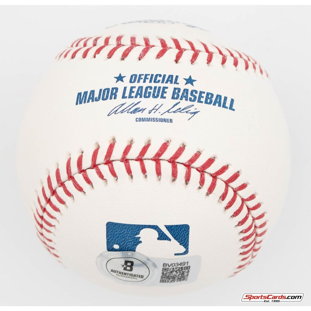 Barry Zito "Cy 02" Single Signed Autographed Baseball BAS