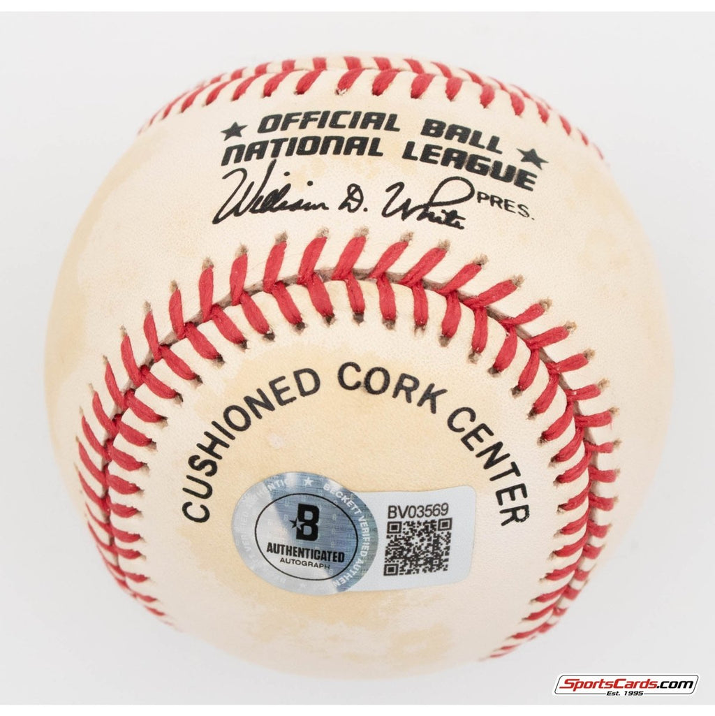 Bill White "William D. White 1989-1994" Single Signed Autographed Baseball BAS