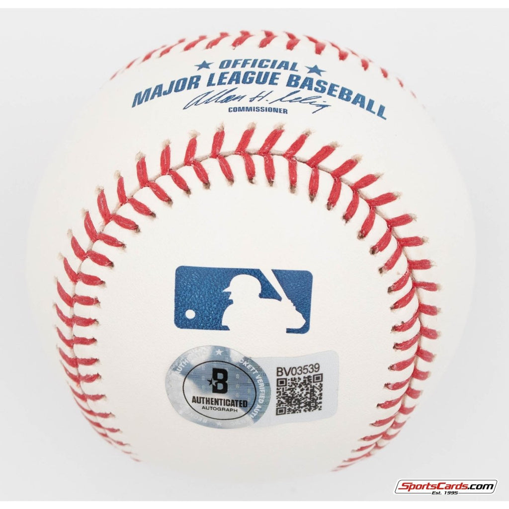 Matt Cain Single Signed Autographed Baseball BAS