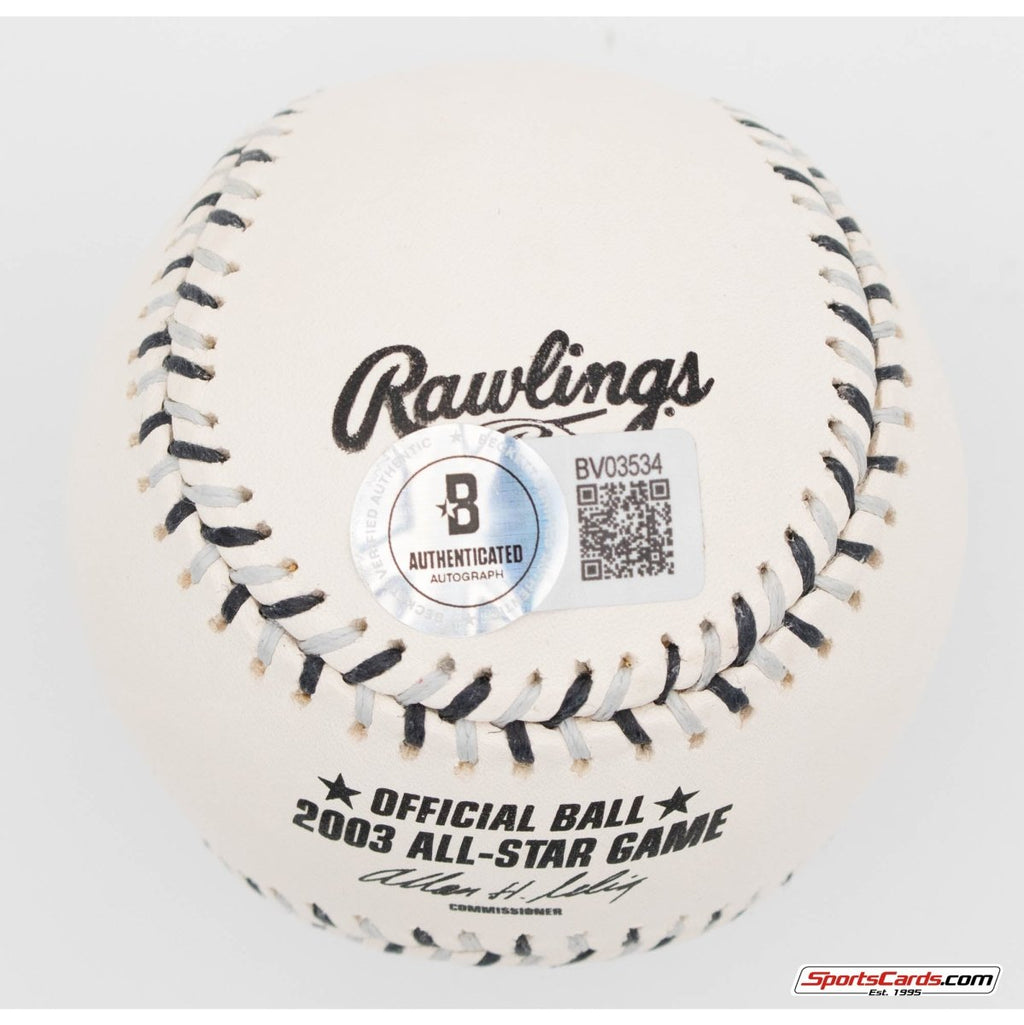 Edgar Martinez Single Signed Autographed 2003 All-Star Game Baseball BAS