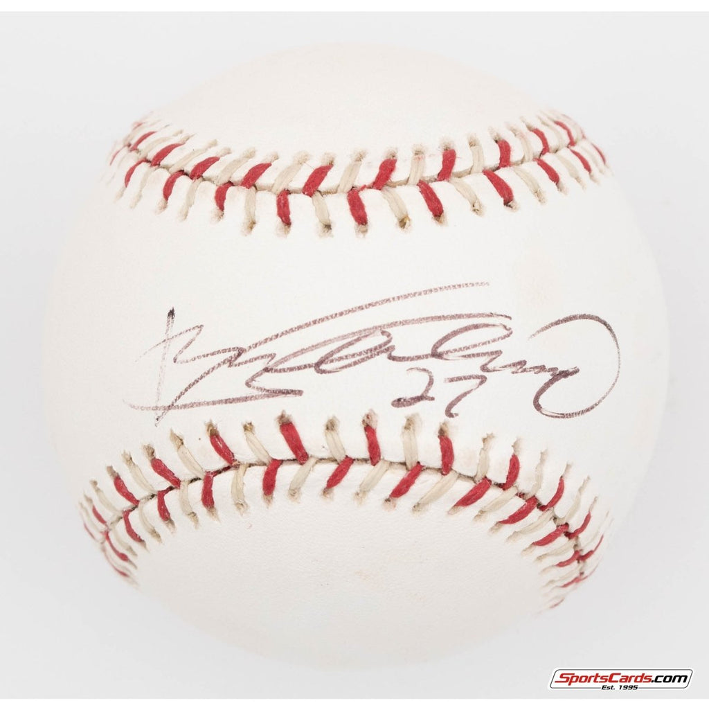 Vladimir Guerrero "#27" Single Signed Autographed 2004 All-Star Game Baseball BAS