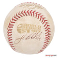 Josh Beckett Signed Autographed 2007 World Series MLB Game Used Baseball BAS