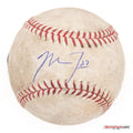 Mike Trout Rookie Era Signed Autographed MLB Game Used Baseball BAS
