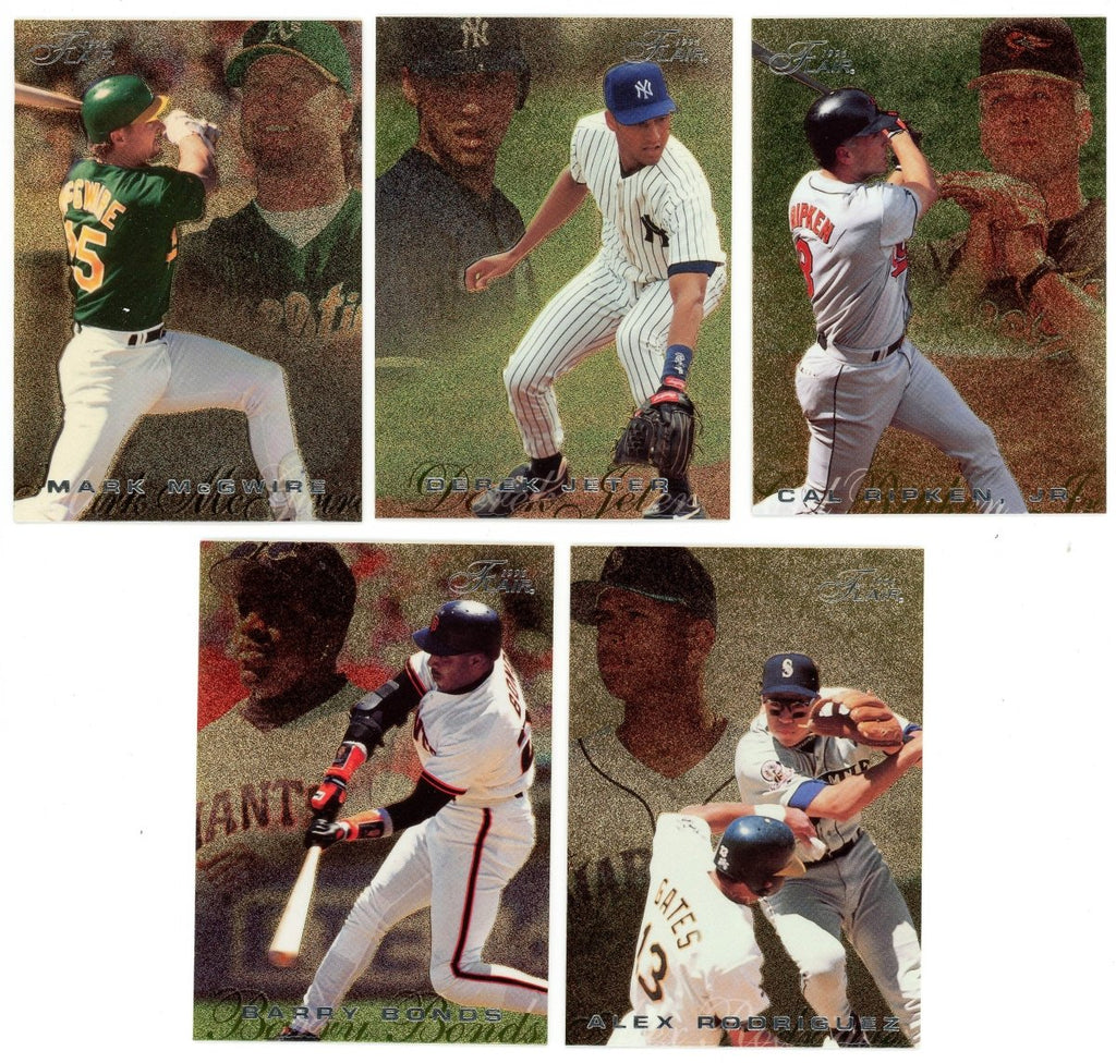 1996 Flair Baseball Complete Gold Set (400 Cards) - Jeter Bonds Griffey Jr. & More
