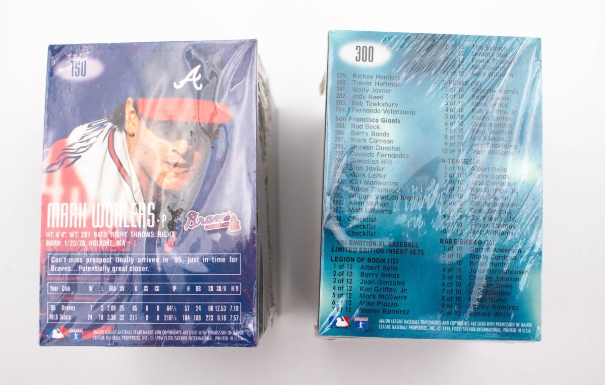 1996 Emotion XL E-XL Baseball Complete Factory Set (300/300) - Jeter, Griffey JR., & More