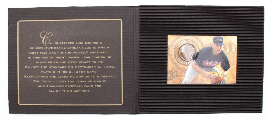 Cal Ripken Jr. 1996 Ultra Diamond Dust Dirt Card & (12) Timeless / Enduring Unopened Packs