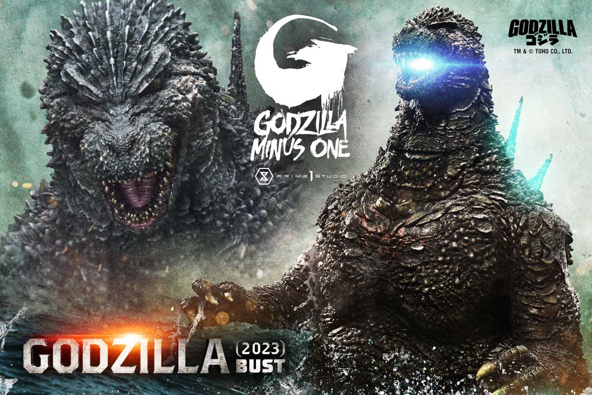 Life Size Bust GODZILLA MINUS ONE (Film) Godzilla (2023) Bonus Version