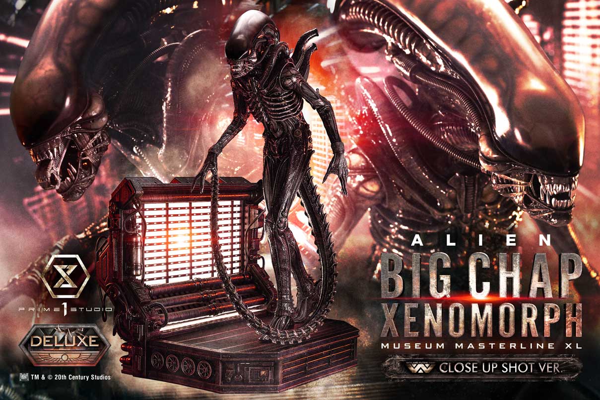 Museum Masterline XL Alien (Film) Big Chap Xenomorph Close Up Shot Ver. Deluxe Version