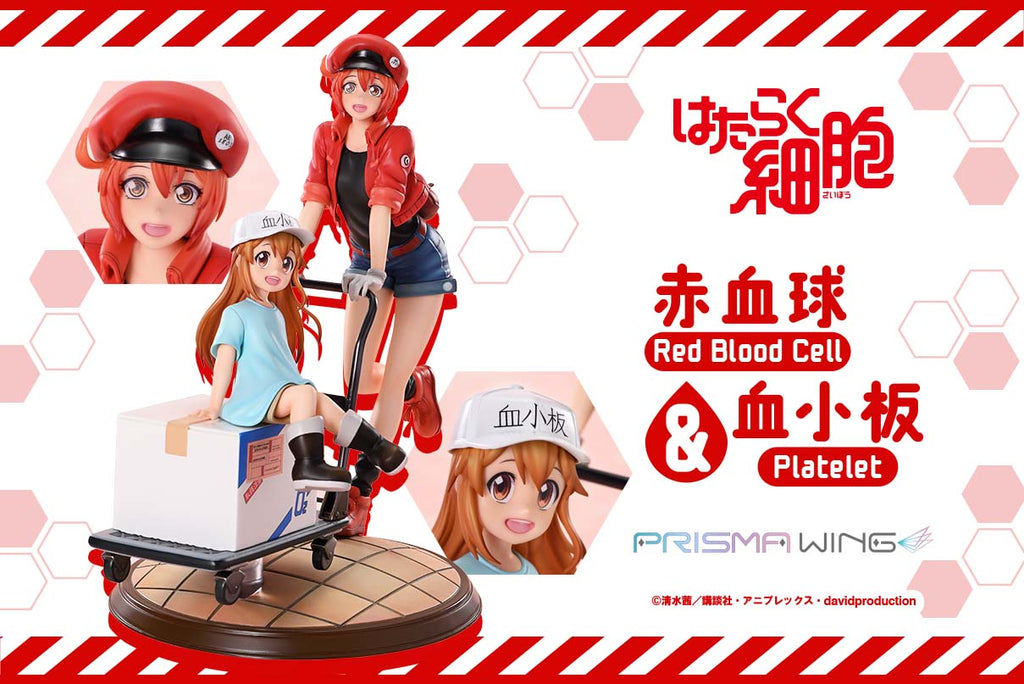 PRISMA WING Cells at Work Red Blood Cell &amp; Platelet Non Scale Pre-Painted Figure