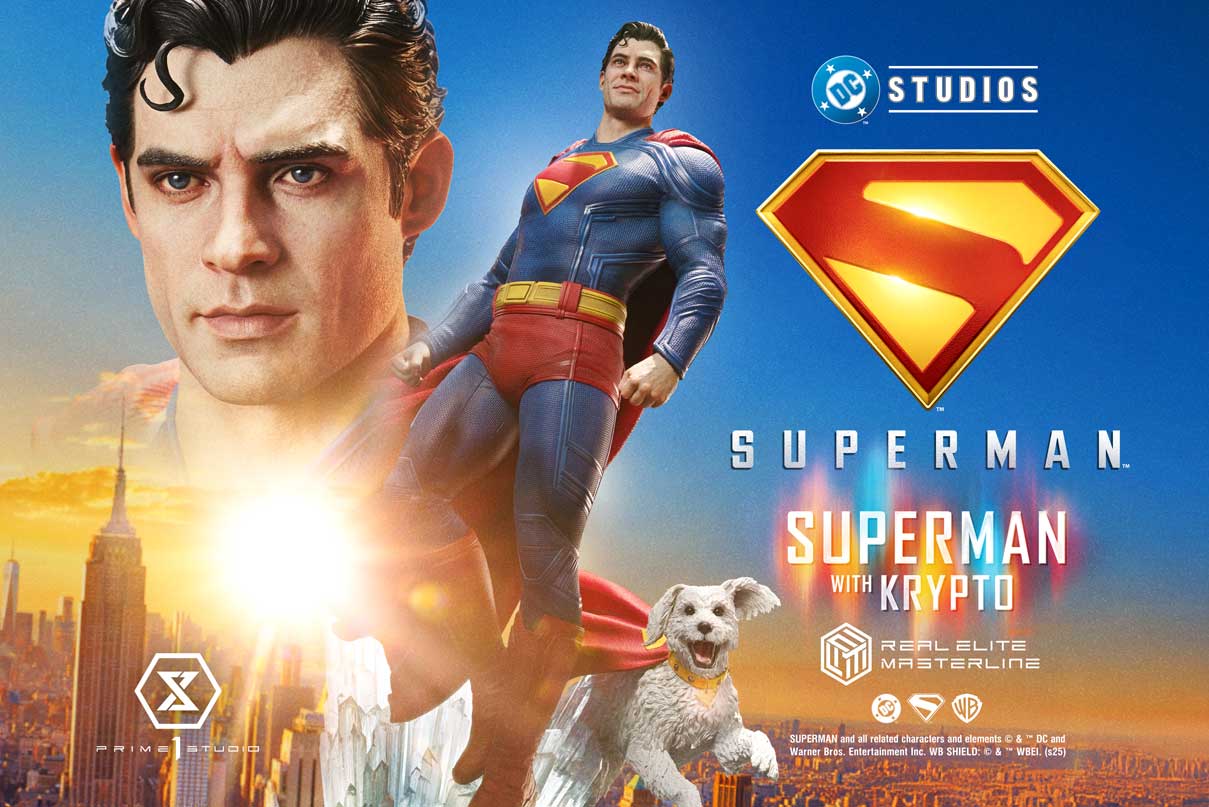 Real Elite Masterline Superman (2025 Film) Superman with Krypto Bonus Version