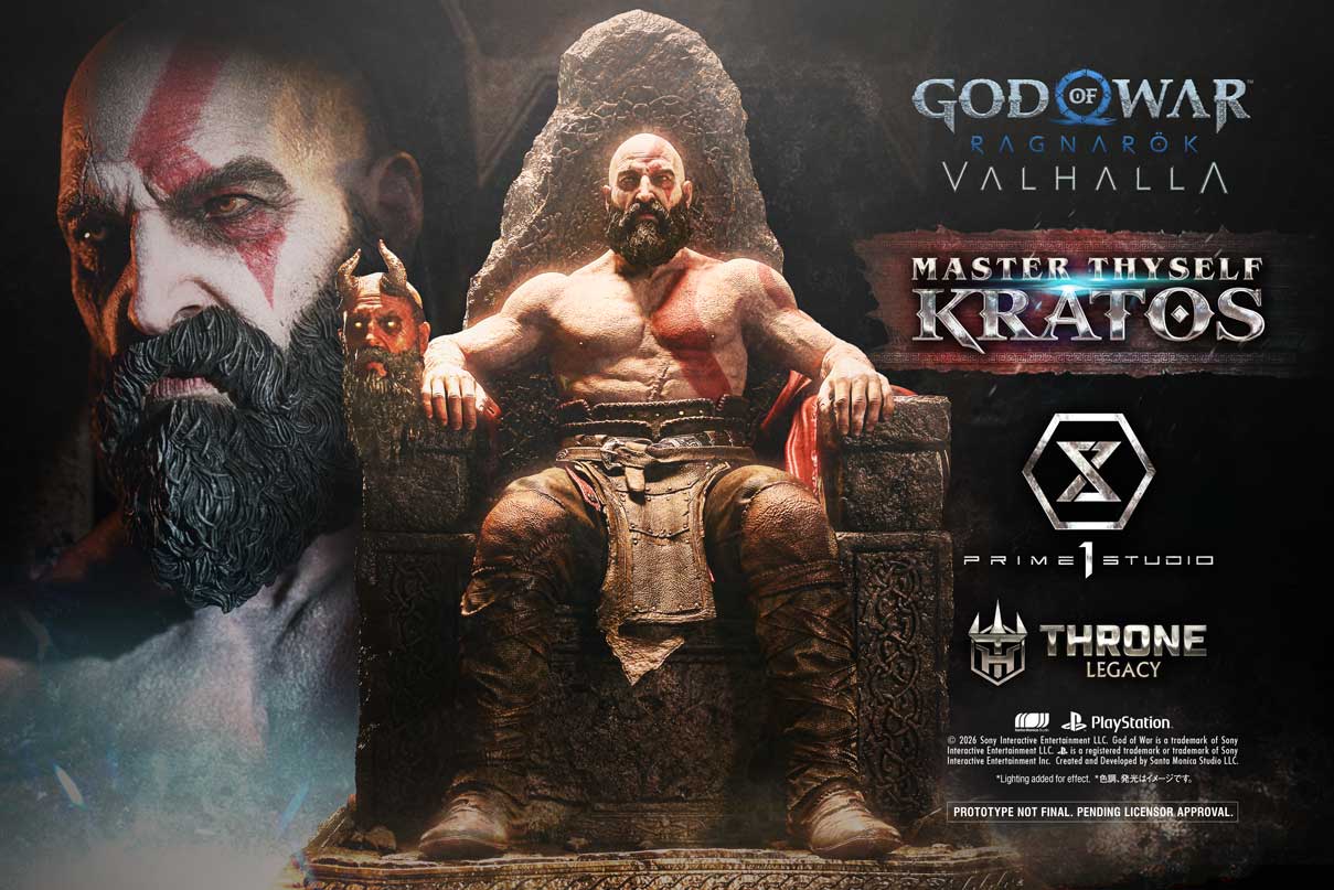 Throne Legacy God of War: Ragnarok Master Thyself Kratos Bonus Version