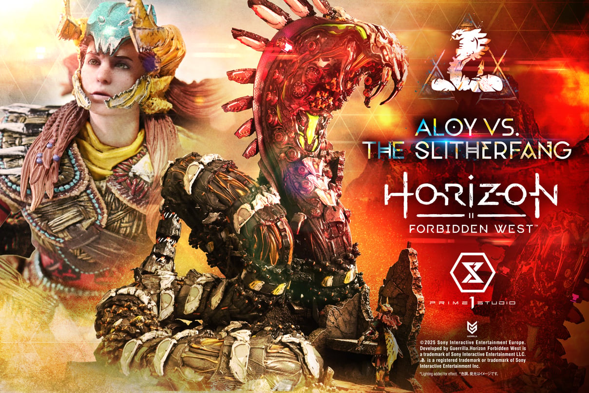 Ultimate Diorama Masterline Horizon Forbidden West Aloy vs. The Slitherfang