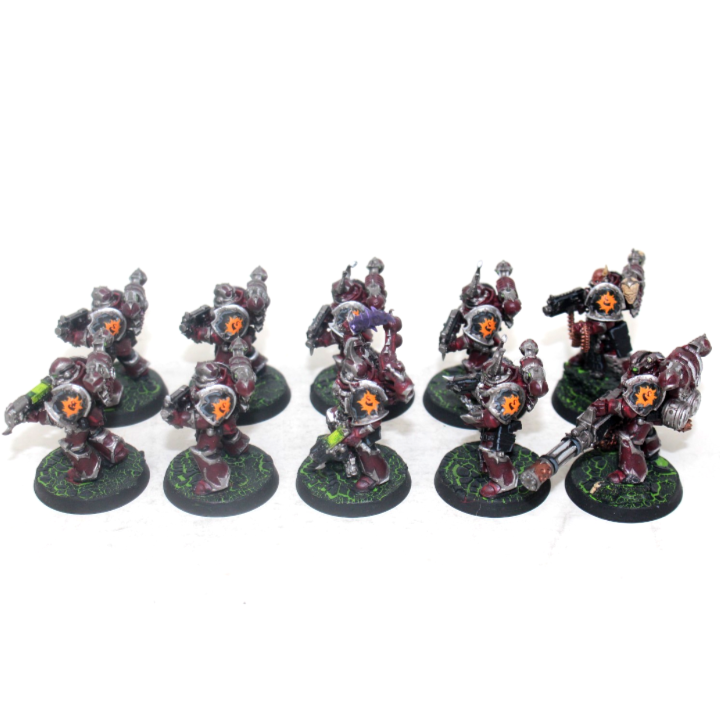 Warhammer Chaos Space Marines Legionaires Well Painted A27