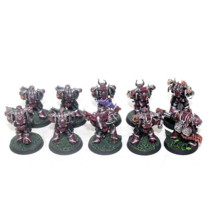 Warhammer Chaos Space Marines Legionaires Well Painted A27