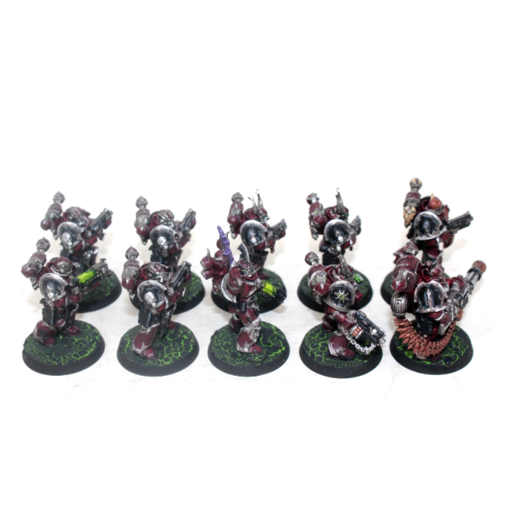 Warhammer Chaos Space Marines Legionaires Well Painted A27