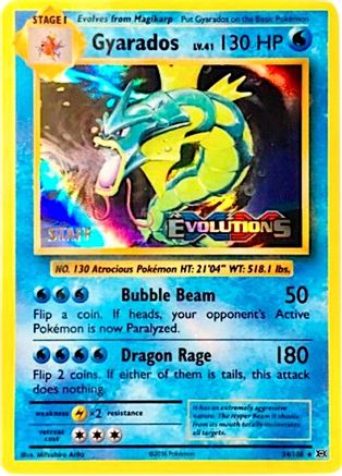 Gyarados 034/108 [XY Promos]  - Holofoil