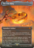 FOIL The One Ring (Borderless) (LTR Bundle) (UMP-451) - The Lord of the Rings: Tales of Middle-earth - Magic The Gathering