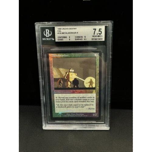 Magic MTG Urza's Destiny FOIL Metalworker 135/143 BGS 7.5 NEAR MINT (NM)