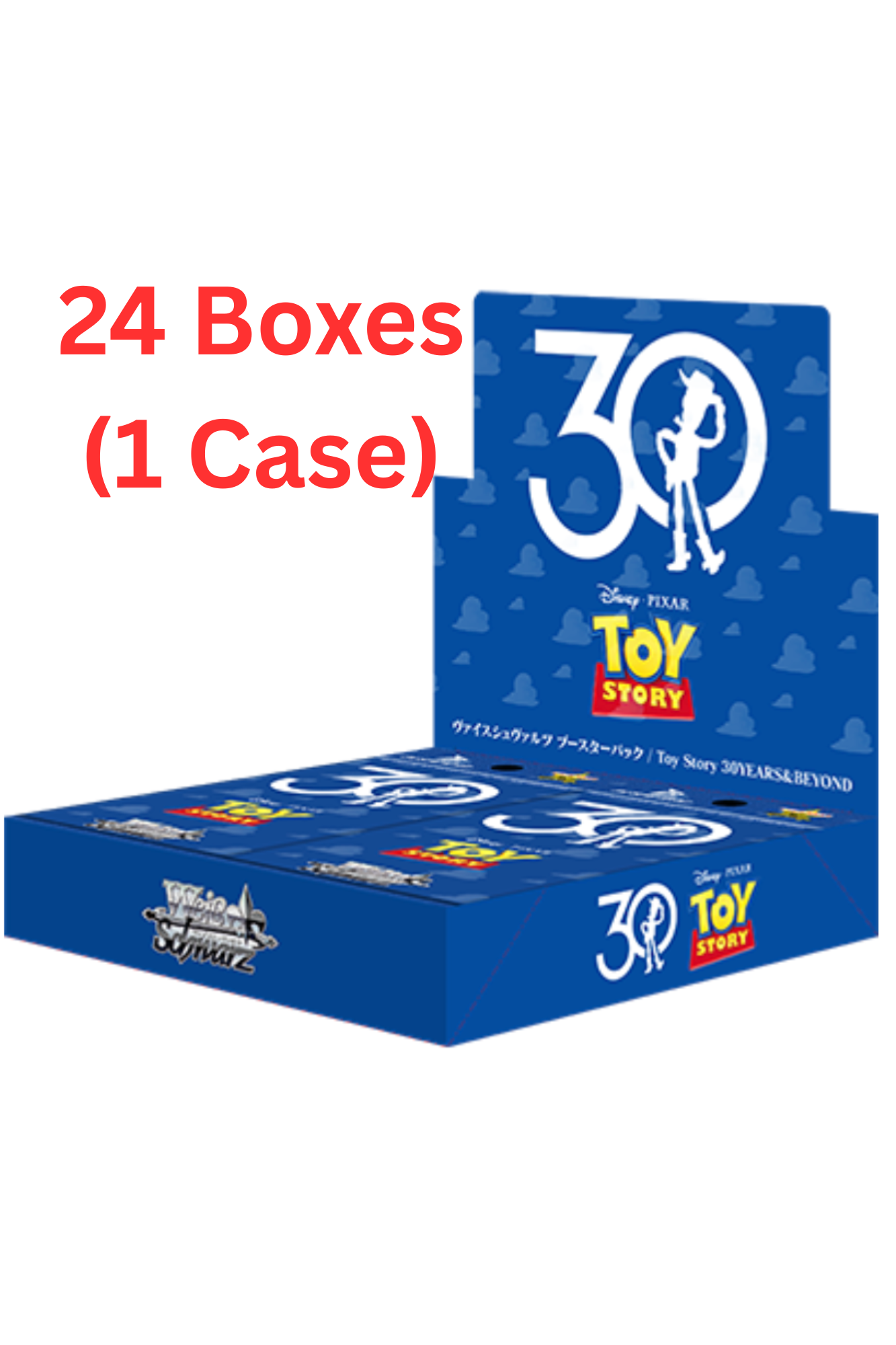 Weiss Schwarz TCG:(1 Case) Toy Story 30 YEARS＆BEYOND BOX - NEW/Sealed (2025/08/01)