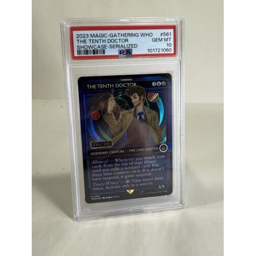 The Tenth Doctor (Showcase Serialized) #234/510 - Doctor WHO Collectible, PSA 10