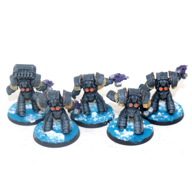 Warhammer Space Marine Horus Heresy Terminators Well Painted A27