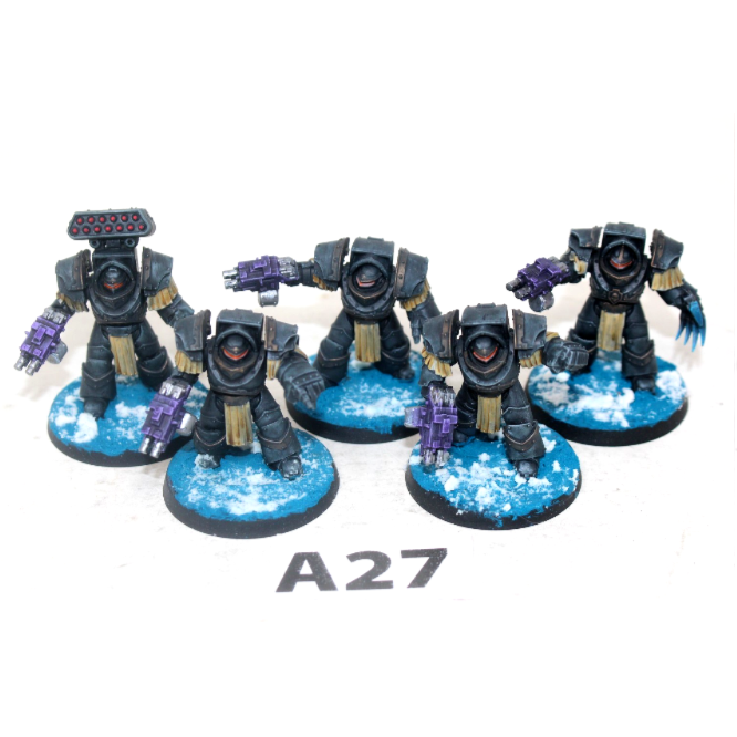 Warhammer Space Marine Horus Heresy Terminators Well Painted A27