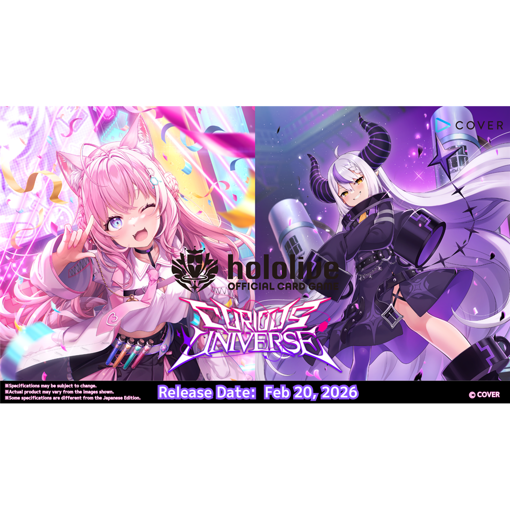 hololive Official Card Game - Curious Universe - Master Display Case (36x Booster Boxes)